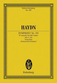 Haydn: Symphony No. 103 Eb major Drum Roll Hob. I: 103 (Study Score) published by Eulenburg